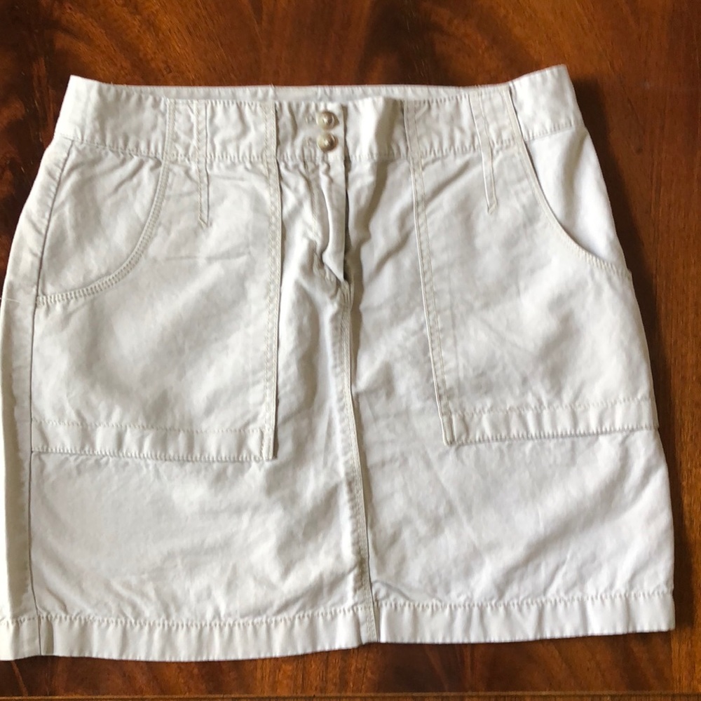 Tan/Khaki Cargo Summer Skirt